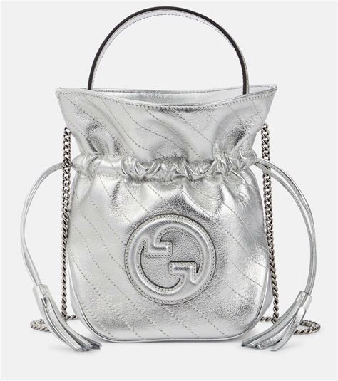 gucci blondie mini bucket|Gucci Women's' GG Blondie Mini Bucket Bag in Silver .